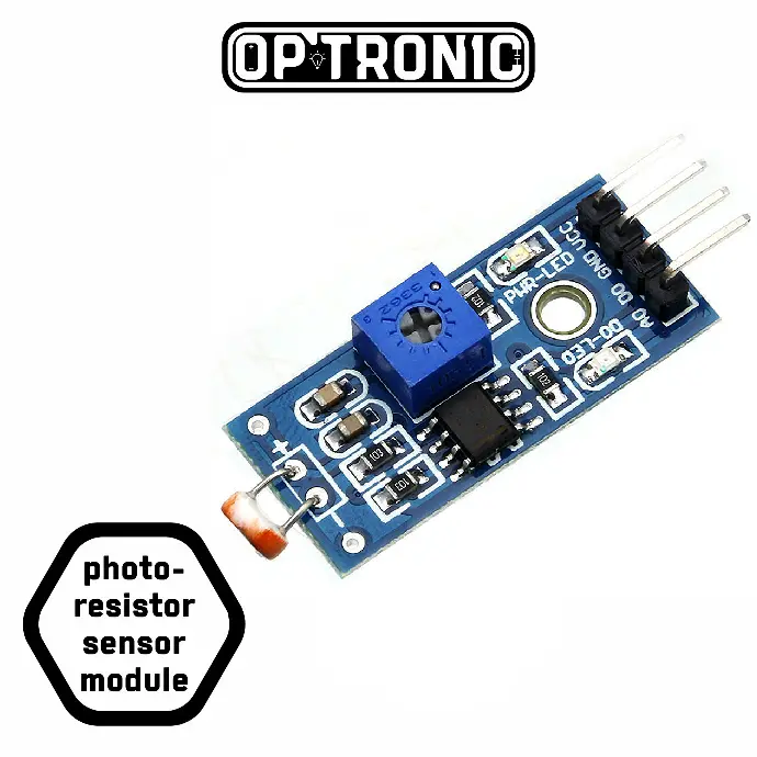 4Pin LDR Module – Optical Sensitive Resistance Light Detection Sensor Module