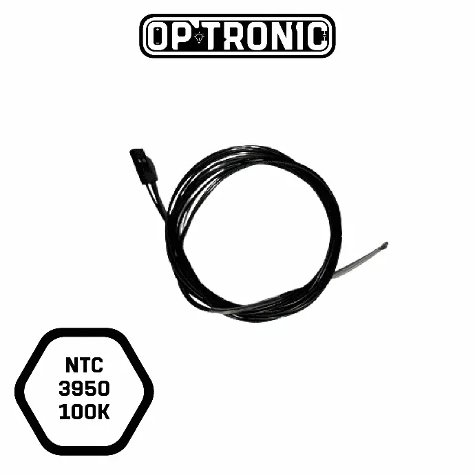 NTC 3950 100K ohm Thermistor with 1 Meter TeflonT wiring Dupont Head (black)