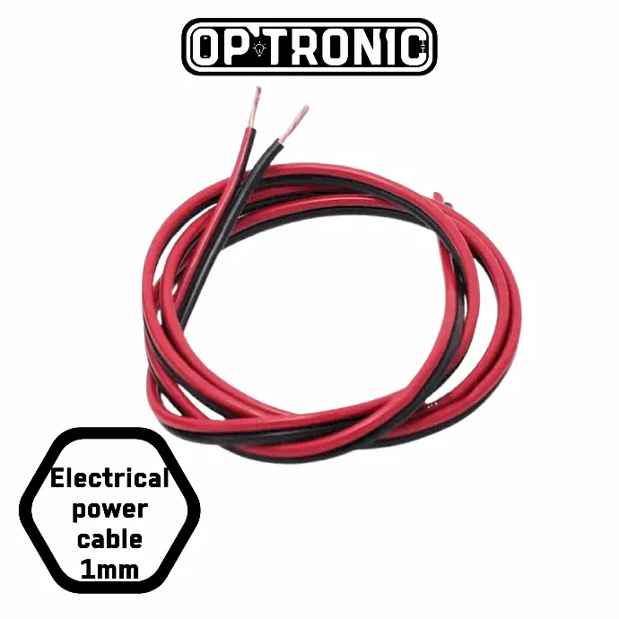 Electrical Power Cable Red/Black  (1mm) 1Meter