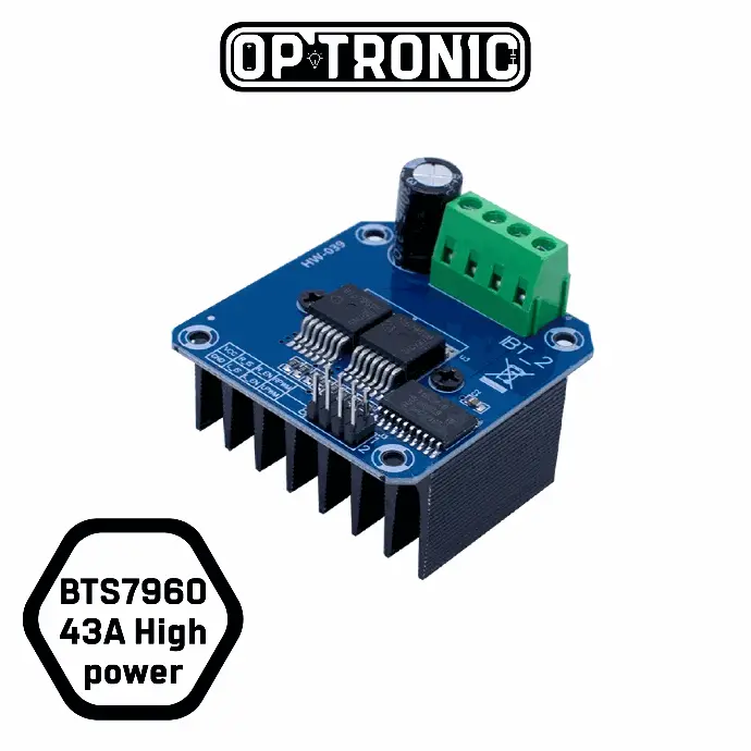 BTS7960 43A High-power DC Motor Driver Module
