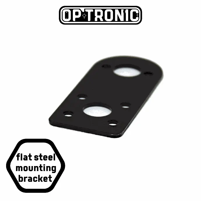 25GA370 DC Gear Motor flat steel mounting bracket