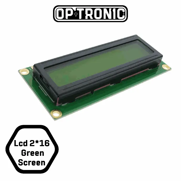 Lcd 2*16 Green Screen with Backlight LCD Display 1602
