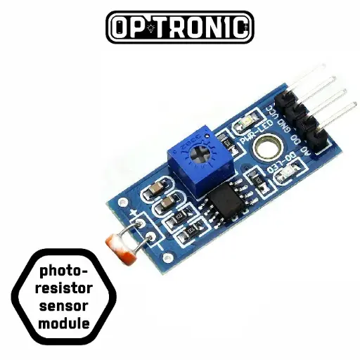 4Pin LDR Module – Optical Sensitive Resistance Light Detection Sensor Module