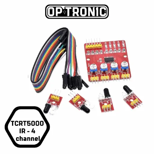 Line Follower Module 4 -Way Infrared Tracing Sensor
