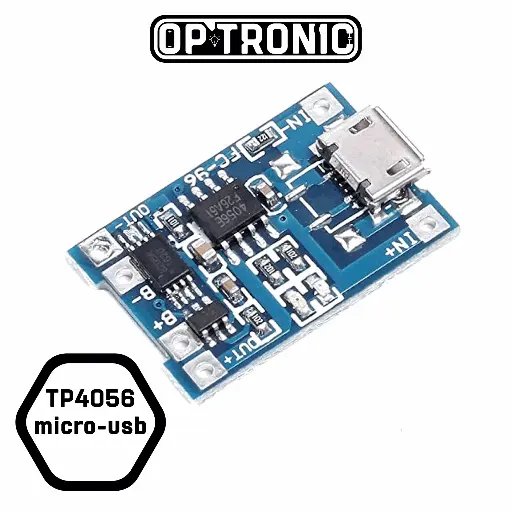 TP4056 MICRO 1A Li-ion lithium battery charger with protection