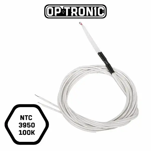 NTC 3950 100K ohm Thermistor with 1 Meter TeflonT wiring without Dupont Head