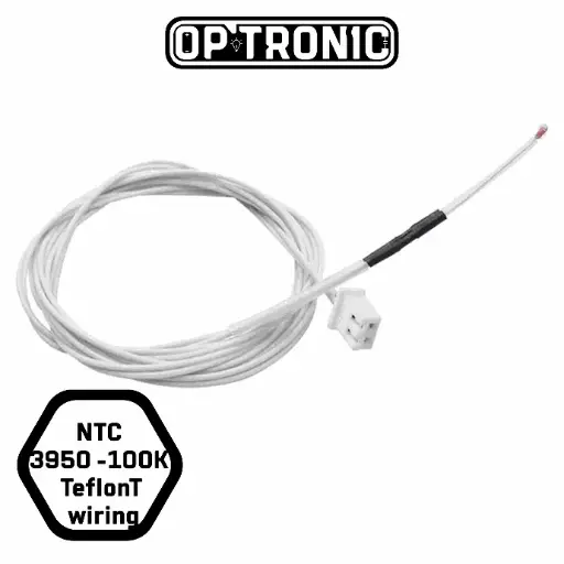 NTC 3950 100K ohm Thermistor with 1 Meter TeflonT wiring
WITH XH2.54 TERMINAL