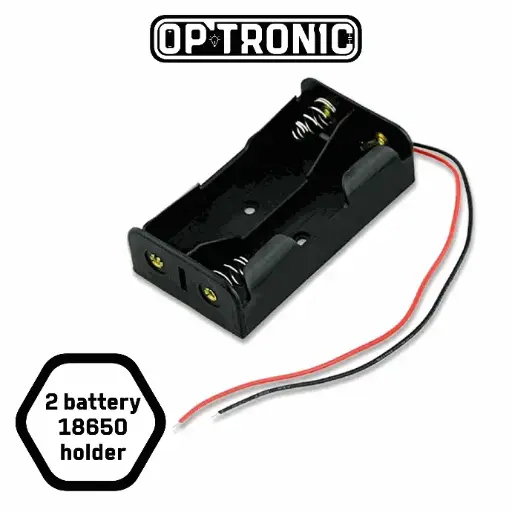 18650 Battery Holder – 2 Cells 8.4V
