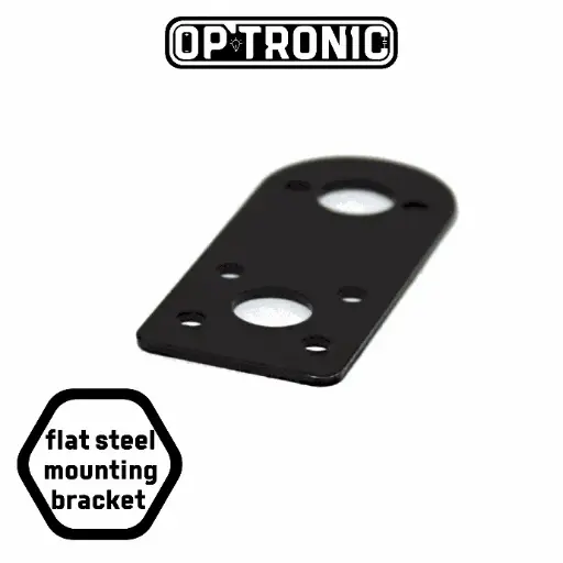 25GA370 DC Gear Motor flat steel mounting bracket