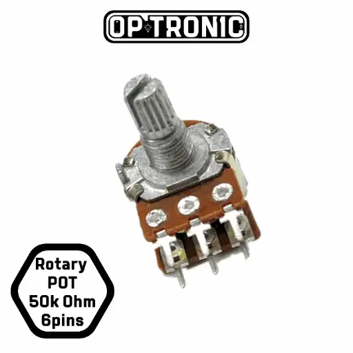 Rotary Potentiometer 50k Ohm 6pins