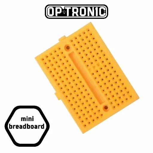 Yellow mini breadborad