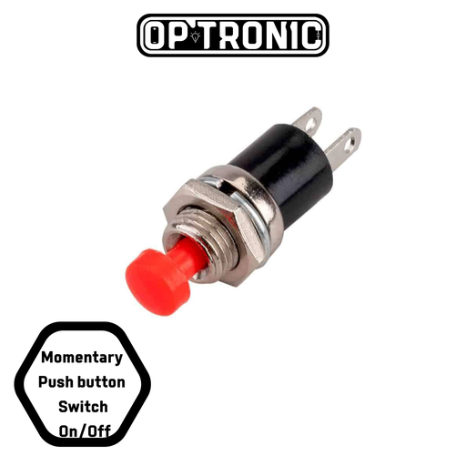 Round Momentary Push Button Switch On/Off 2Pin 7mm