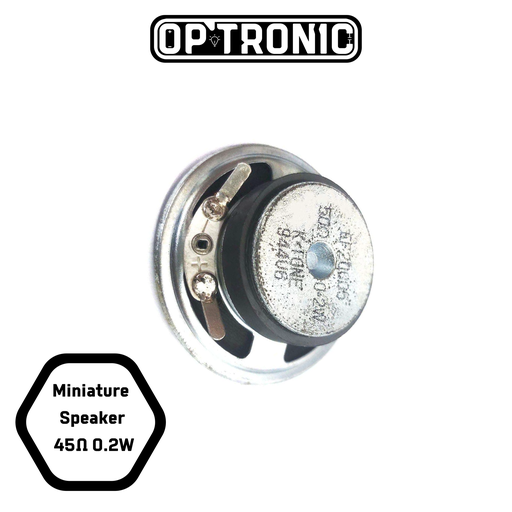 Miniature Speaker 45Ω 0.2W 50x17mm