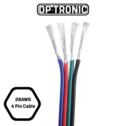 28AWG 4 Pin Cable 1Meter