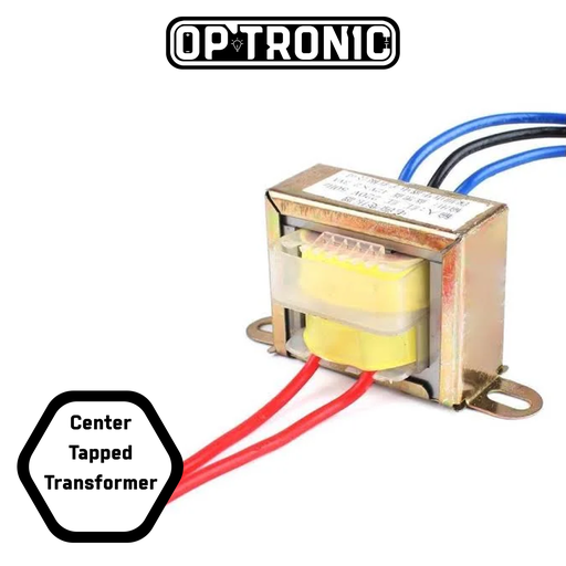 Center Tapped Transformer (220Vac TO 4.5-0-4.5Vac) 300mA