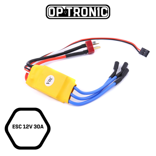 ESC 12V 30A High-Power Brushless Motor Speed Controller 3-phase