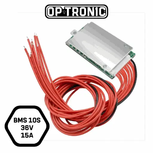 BMS 10S 36V 15A for 18650 Lithium Battery with Equalization